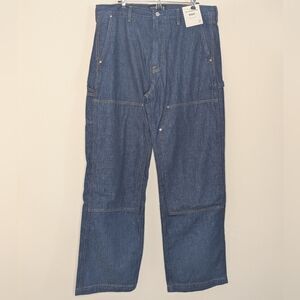 NWT Abercrombie & Fitch Men's 36X34 A&F Lightweight Jean in Baggy Workwear